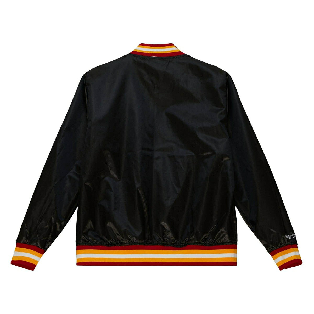 Atlanta Hawks Slap Sticker Reversible Lightweight Satin NBA Jacke Black Taass US