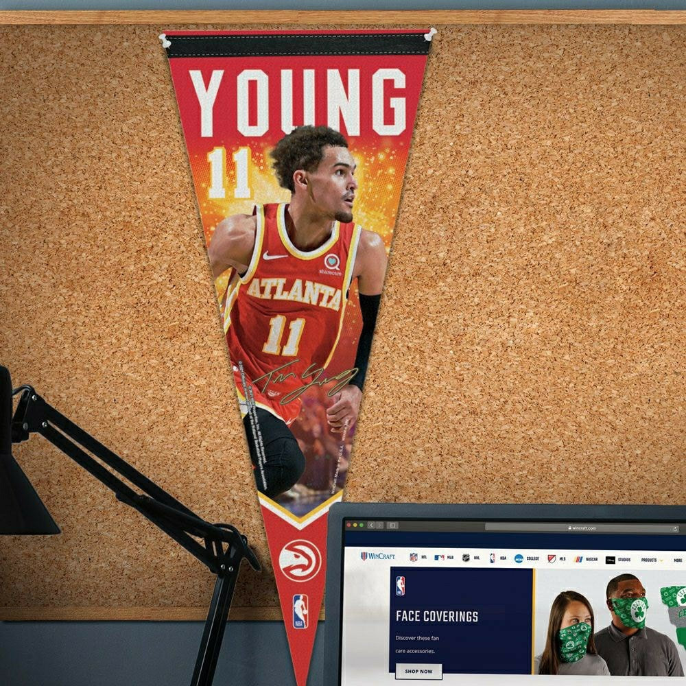 Trae Young Atlanta Hawks Player WinCraft Premium NBA Pennant Fashion