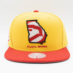 Atlanta Hawks Georgia Insider Mitchell & Ness Snapback NBA Cap Taass sale