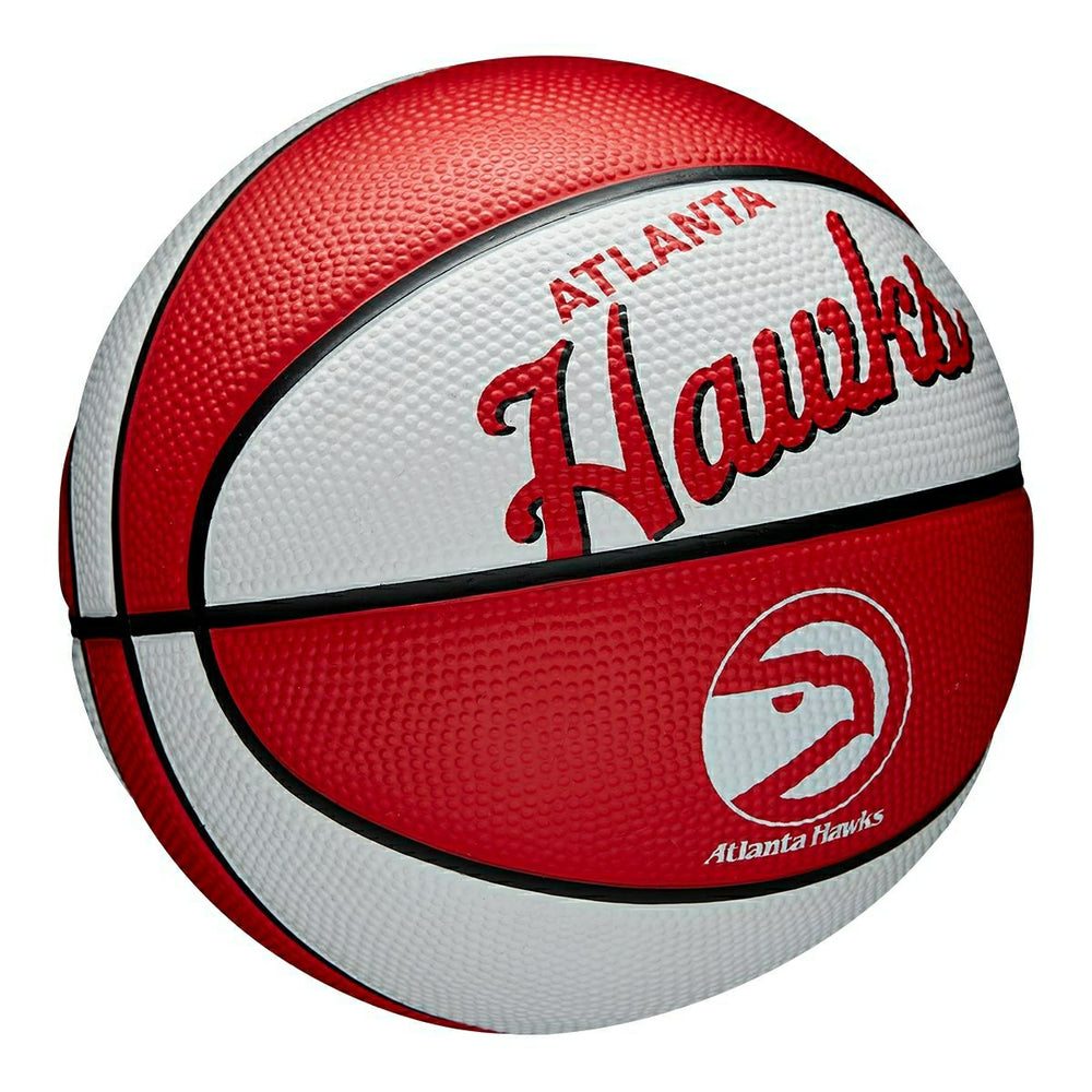Atlanta Hawks NBA Retro Wilson Mini Basketball (Size 3) Taass US