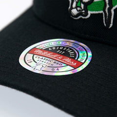 Boston Celtics 1986 NBA Finals Classic Red Stretch-Snap Cap Black Taass for sale