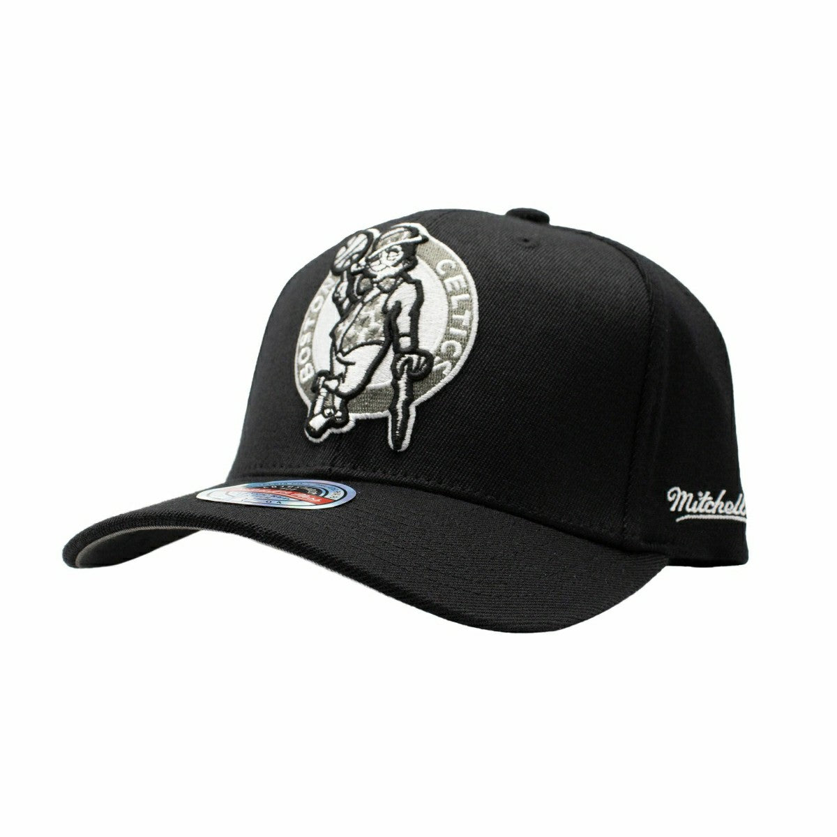 Boston Celtics Monochrome Classic Red Stretch-Snap NBA Cap Black Taass US