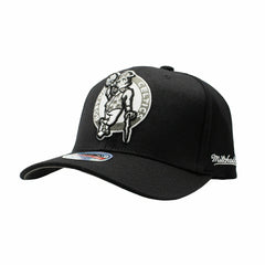 Boston Celtics Monochrome Classic Red Stretch-Snap NBA Cap Black Taass US
