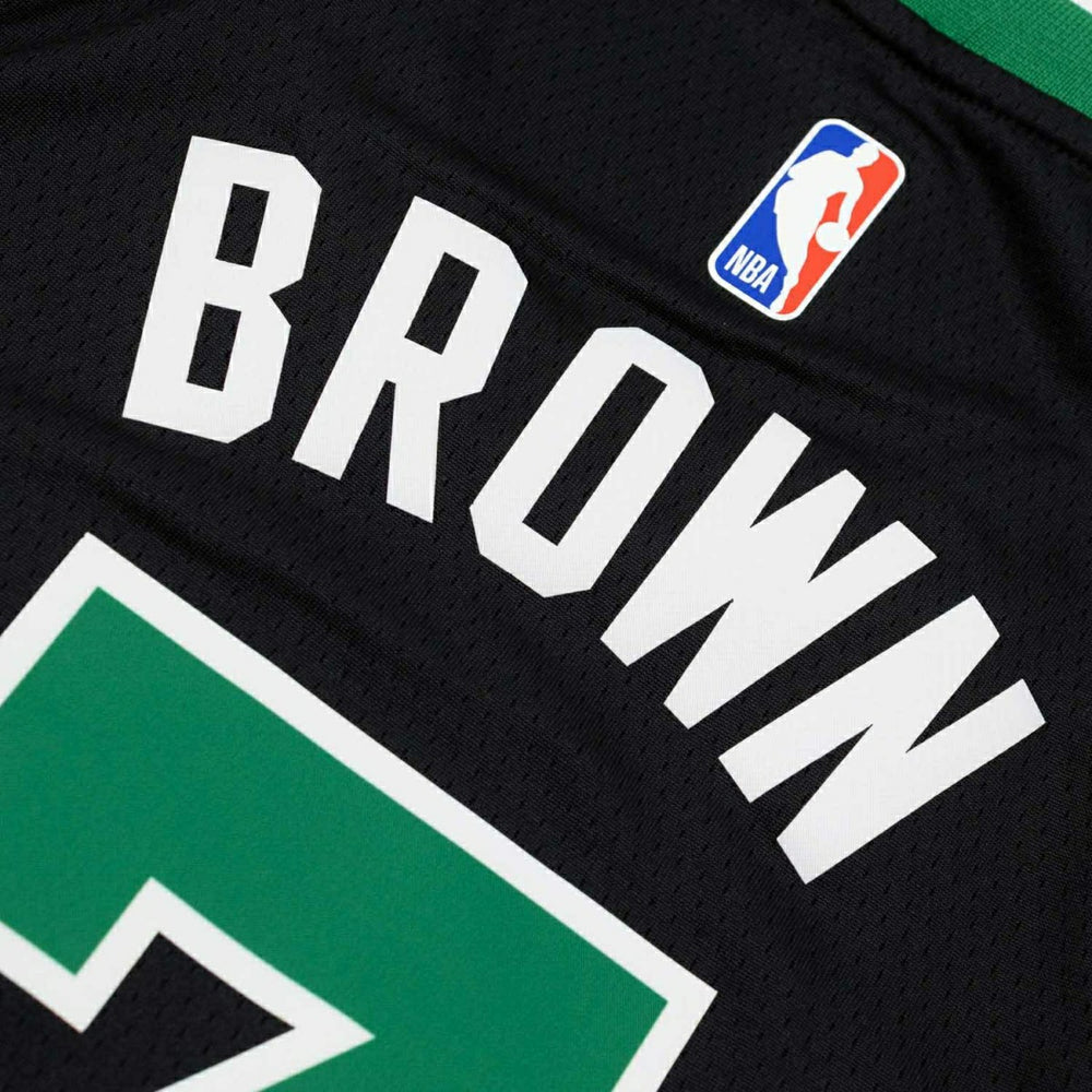 Jaylen Brown #7 Boston Celtics Statement Swingman NBA Jersey Black (YOUTH) Lifestyle