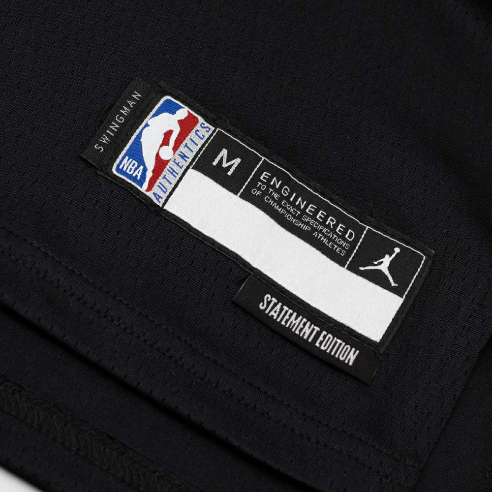 Jaylen Brown #7 Boston Celtics Statement Swingman NBA Jersey Black (YOUTH) Lifestyle