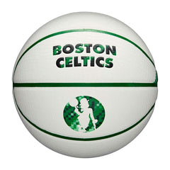 Boston Celtics Pixel NBA Basketball White (Size 7) Classic