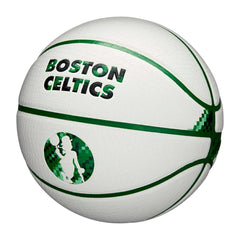 Boston Celtics Pixel NBA Basketball White (Size 7) Classic