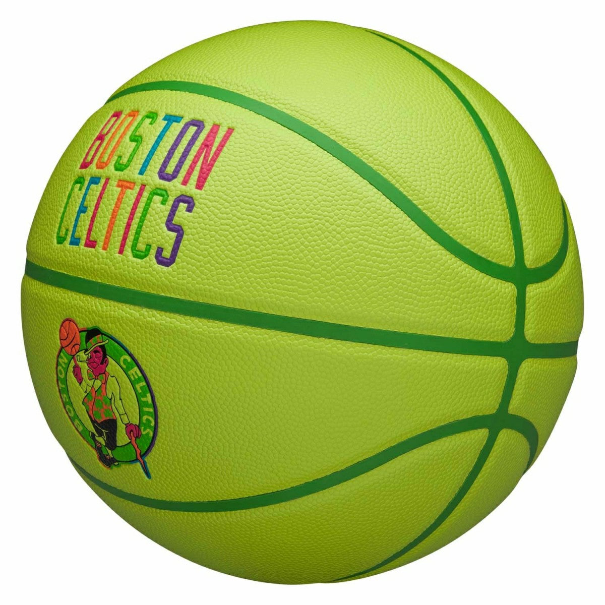 Boston Celtics Neon Pop NBA Basketball (Size 7) Fashion