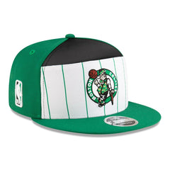 Boston Celtics 2025-26 NBA Tip-Off 9FIFTY Split Panel Snapback Cap Lifestyle