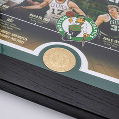 Boston Celtics Vintage Timeline Bronze Coin NBA Photo Frame Taass sale