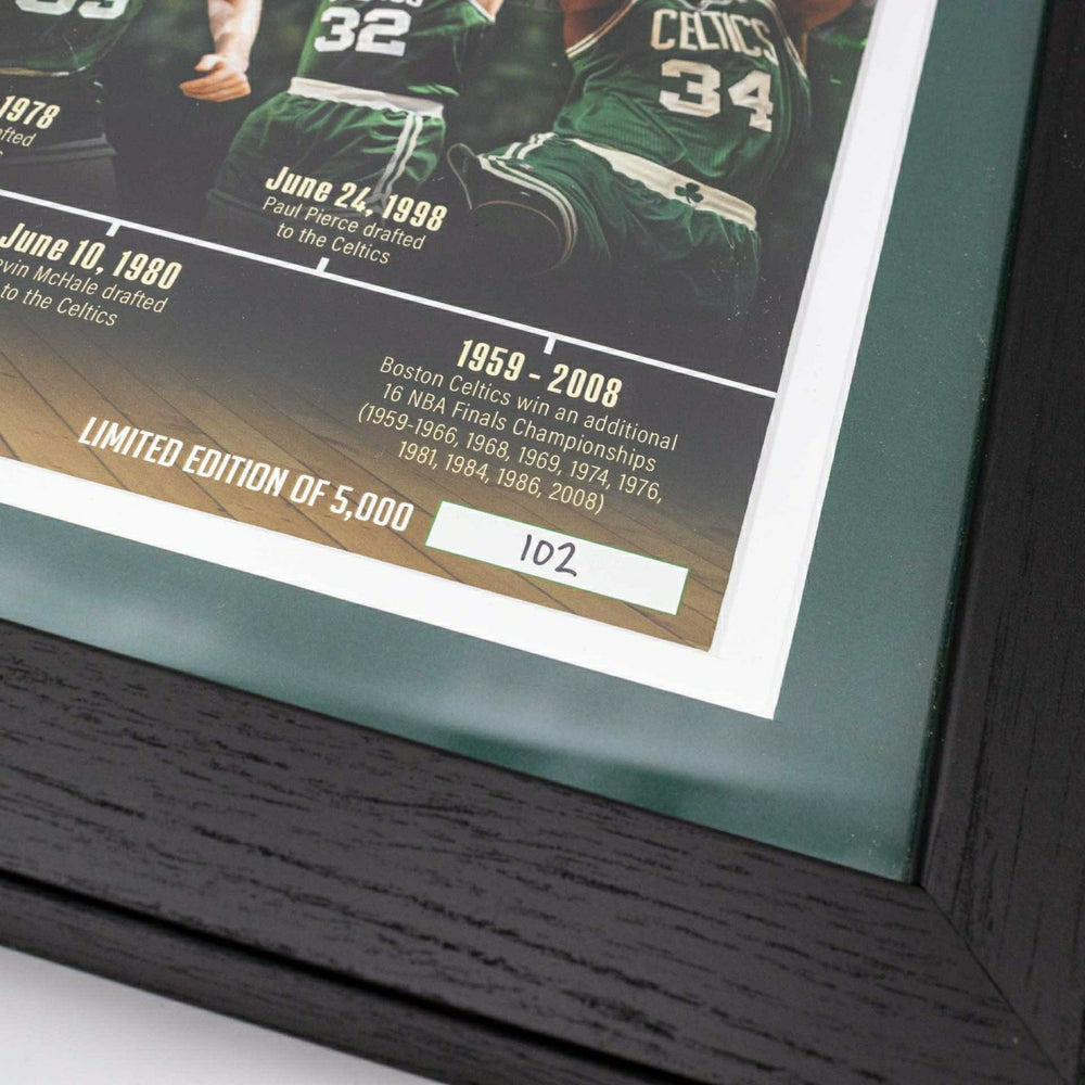 Boston Celtics Vintage Timeline Bronze Coin NBA Photo Frame Taass sale