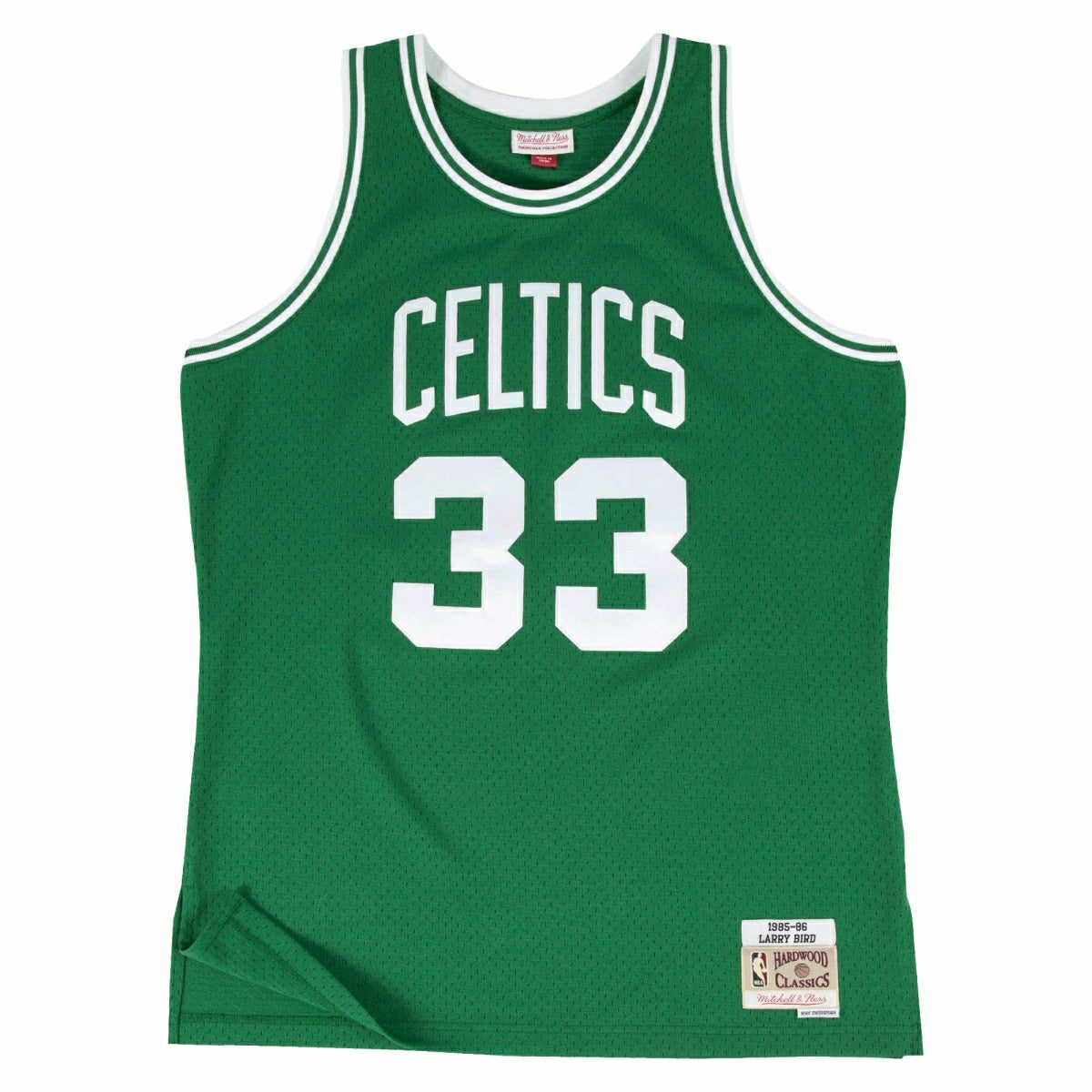 Larry Bird #33 Boston Celtics 1985-86 Mitchell & Ness Swingman NBA Jersey Green Lifestyle