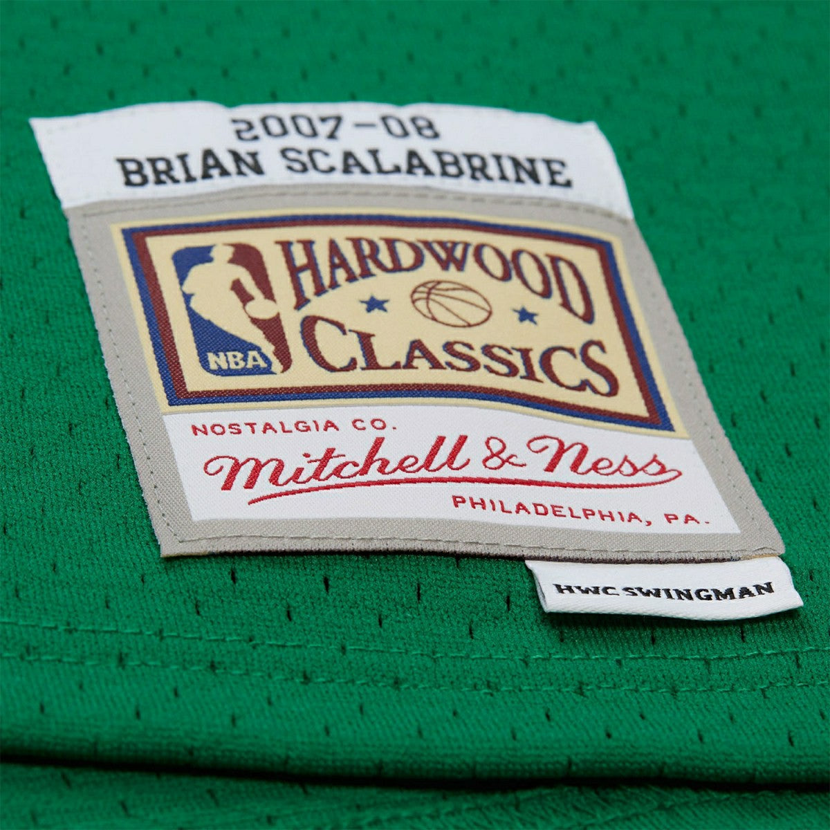 Brian Scalabrine #44 Boston Celtics 2007-08 Swingman NBA Jersey Green Classic