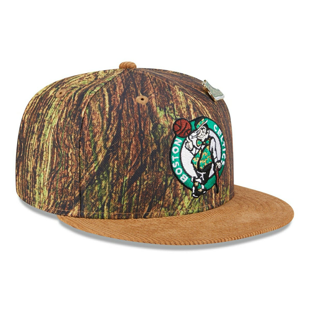 Boston Celtics 2025 NBA All-Star Game Forrest Camo 9FIFTY Snapback Cap Taass US