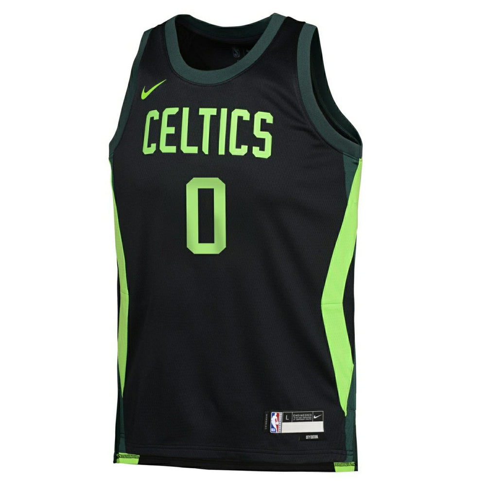 Jayson Tatum #0 Boston Celtics 2024-25 City Edition Nike Swingman NBA Jersey (YOUTH) Classic