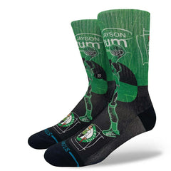 Jayson Tatum Boston CelticsStance Pasted Crew Socks Lifestyle