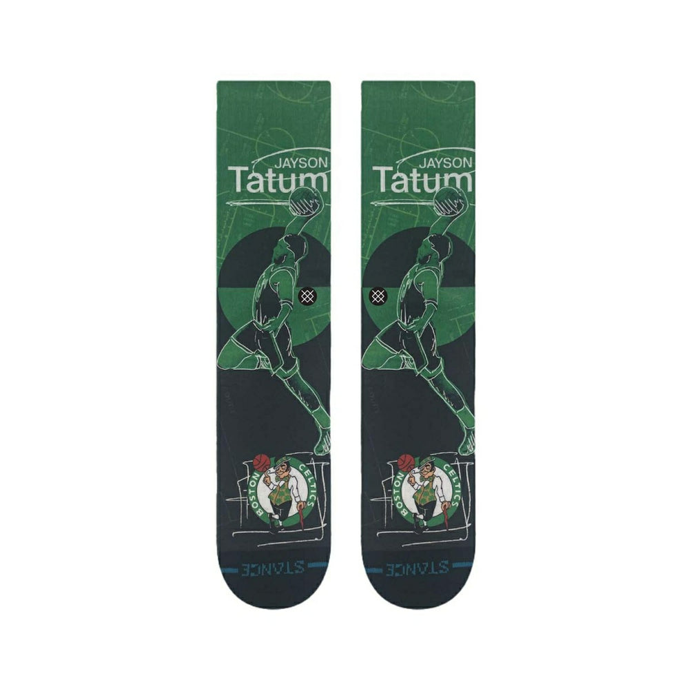 Jayson Tatum Boston CelticsStance Pasted Crew Socks Lifestyle