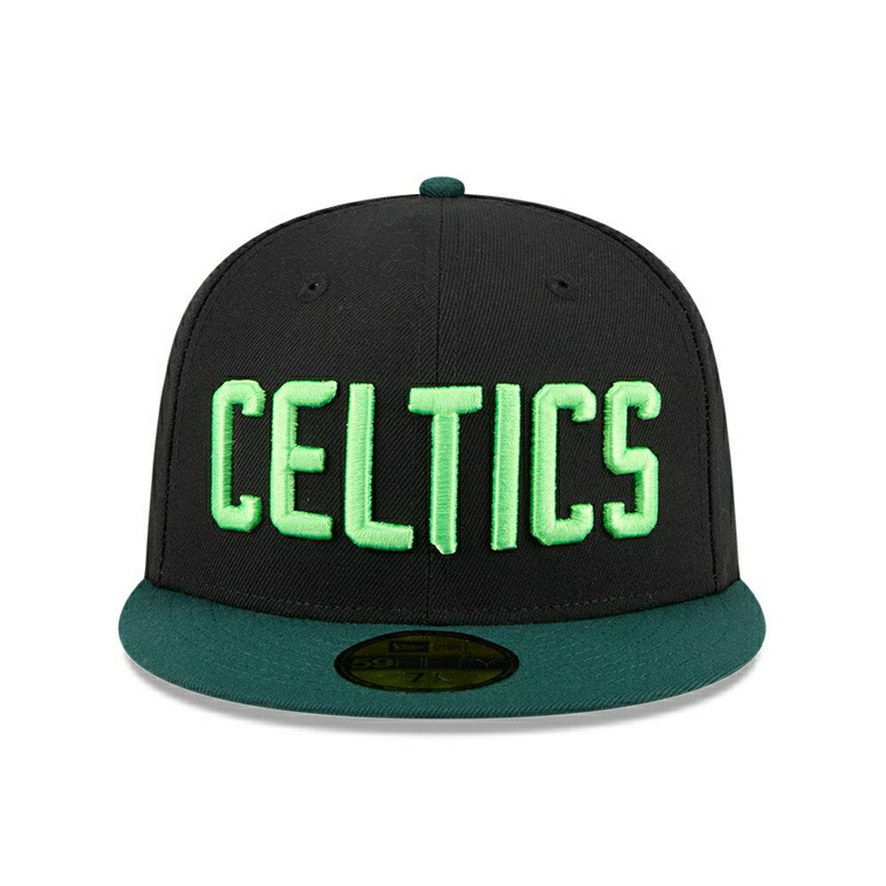 Boston Celtics 2024 NBA City Edition New Era 59FIFTY Fitted Cap Taass for sale