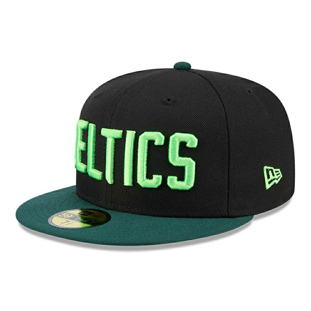Boston Celtics 2024 NBA City Edition New Era 59FIFTY Fitted Cap Taass for sale