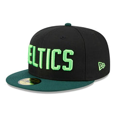 Boston Celtics 2024 NBA City Edition New Era 59FIFTY Fitted Cap Taass for sale