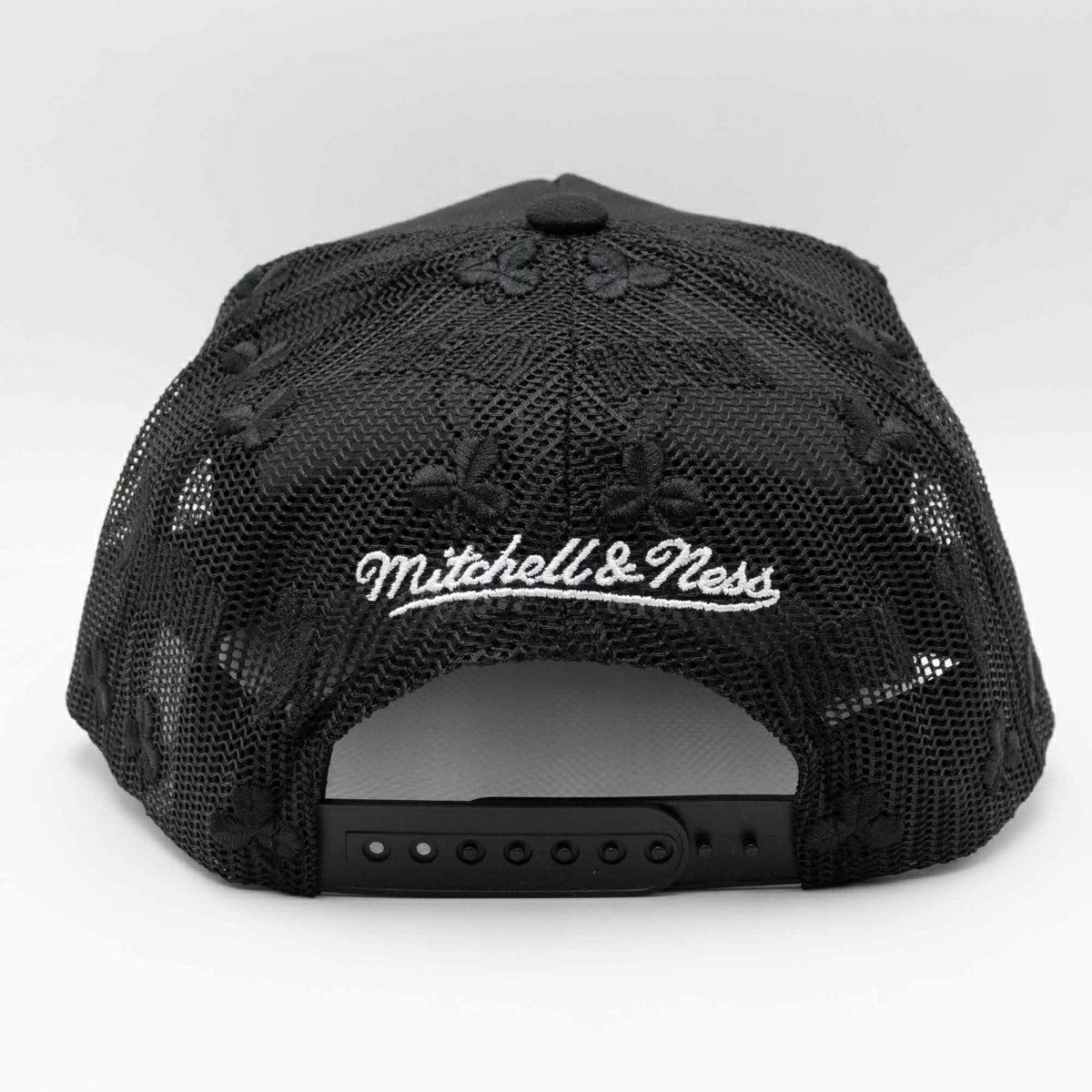 Boston Celtics Mitchell & Ness Monogram NBA Trucker Cap Black Classic