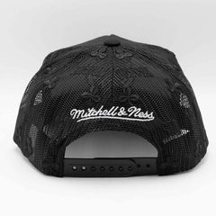 Boston Celtics Mitchell & Ness Monogram NBA Trucker Cap Black Classic