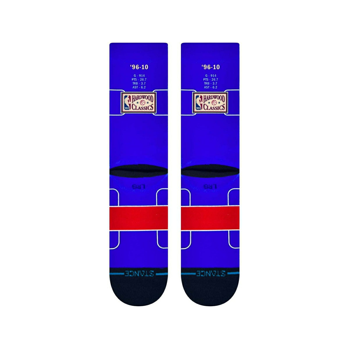 Allen Iverson Philadelphia 76ers Big Head Stance Crew Socks Lifestyle