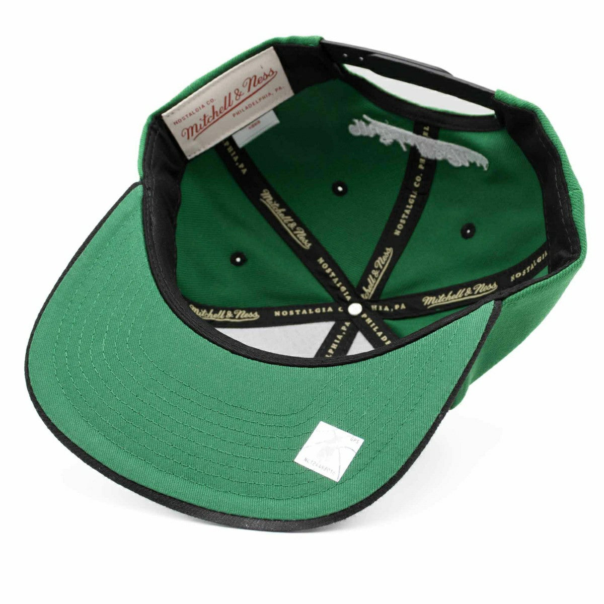 Boston Celtics Transcript Mitchell & Ness Snapback NBA Cap Taass sale