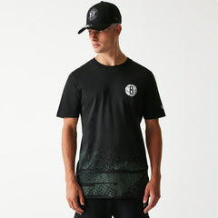 Brooklyn Nets 2024 NBA Tip-Off New Era T-Shirt Black Lifestyle