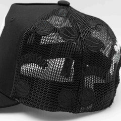 Brooklyn Nets Mitchell & Ness Monogram NBA Trucker Cap Black Taass US
