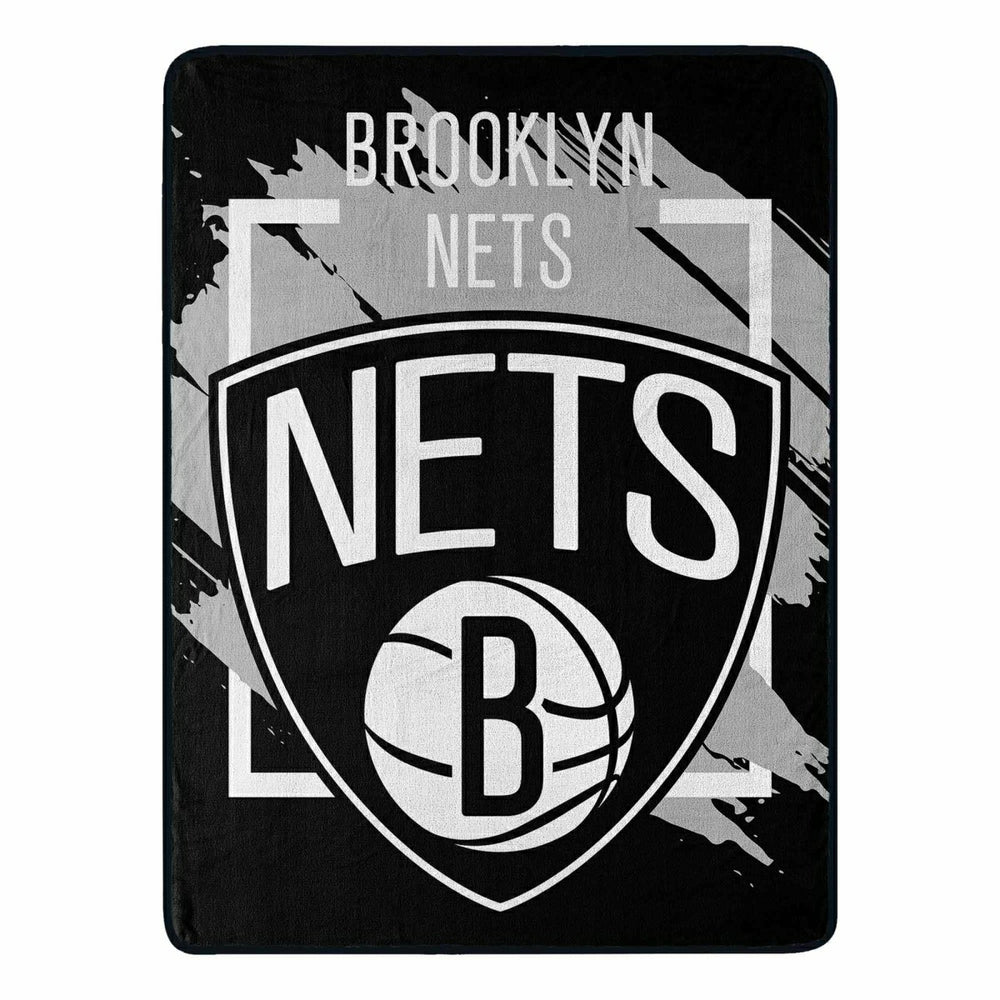 Brooklyn Nets Dimensional Super Plush NBA Throw Taass sale