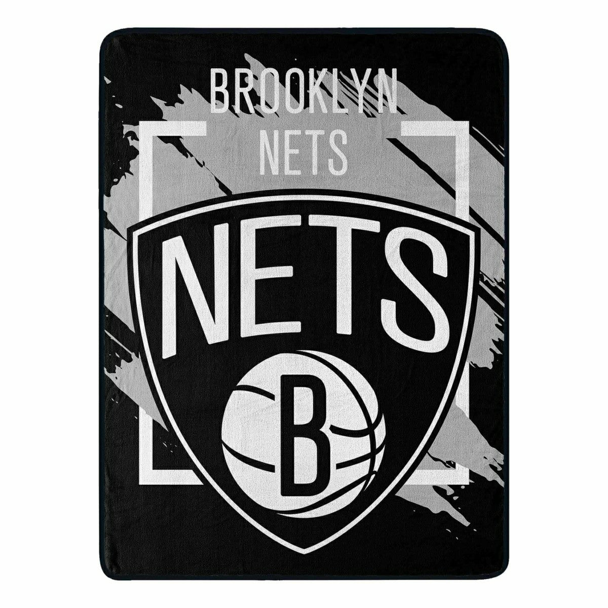 Brooklyn Nets Dimensional Super Plush NBA Throw Taass sale