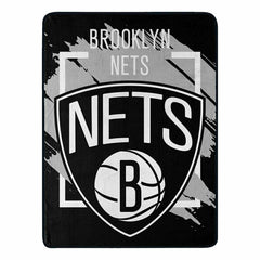 Brooklyn Nets Dimensional Super Plush NBA Throw Taass sale