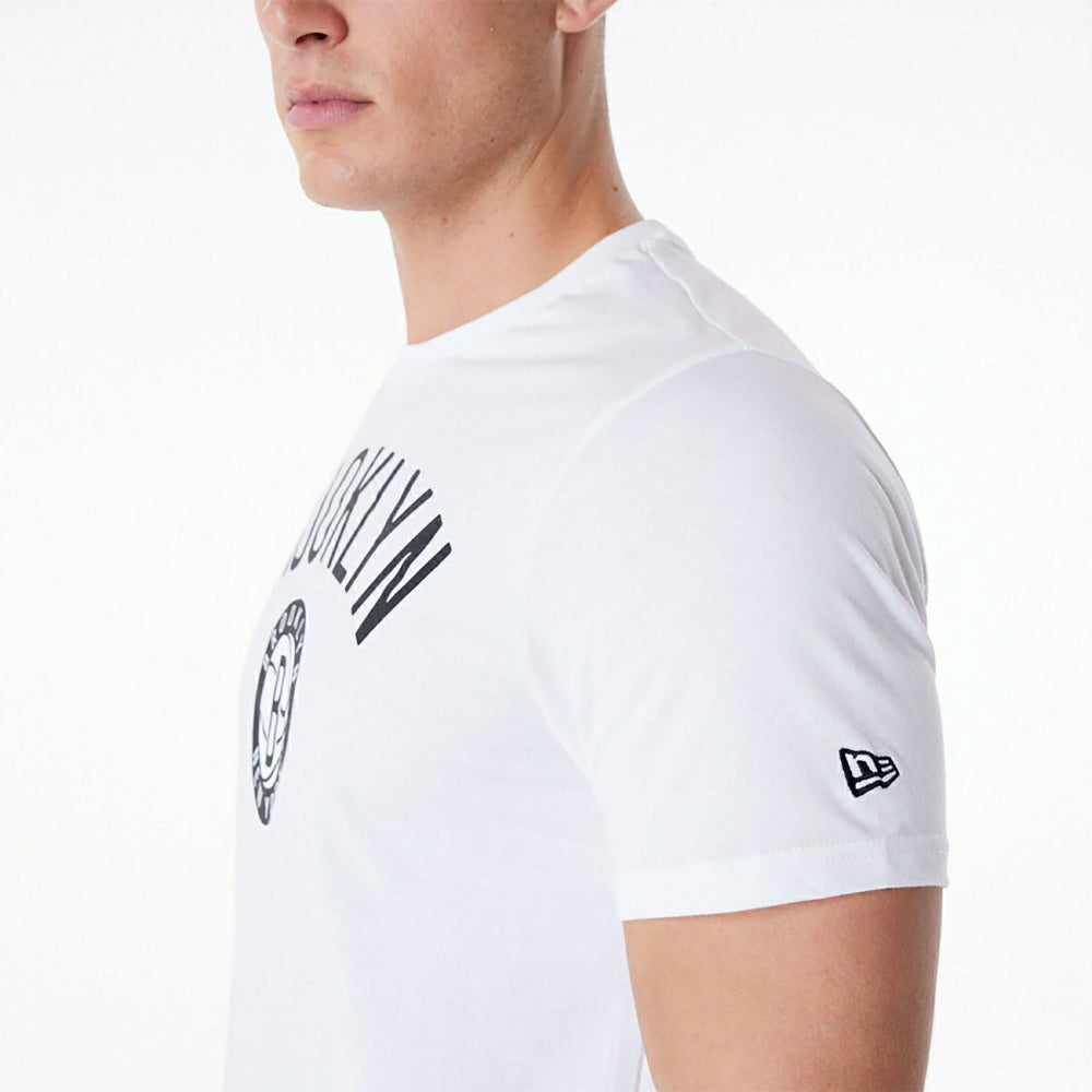 Brooklyn Nets Team Logo New Era NBA T-Shirt White Classic