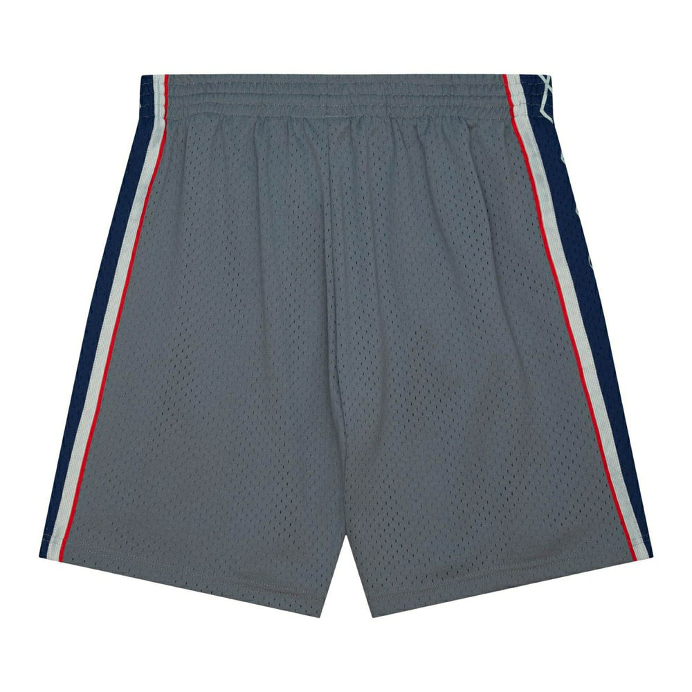 New Jersey Nets 2004-05 Mitchell & Ness Swingman Alternate NBA Shorts Grey Classic