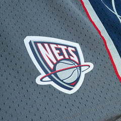 New Jersey Nets 2004-05 Mitchell & Ness Swingman Alternate NBA Shorts Grey Classic