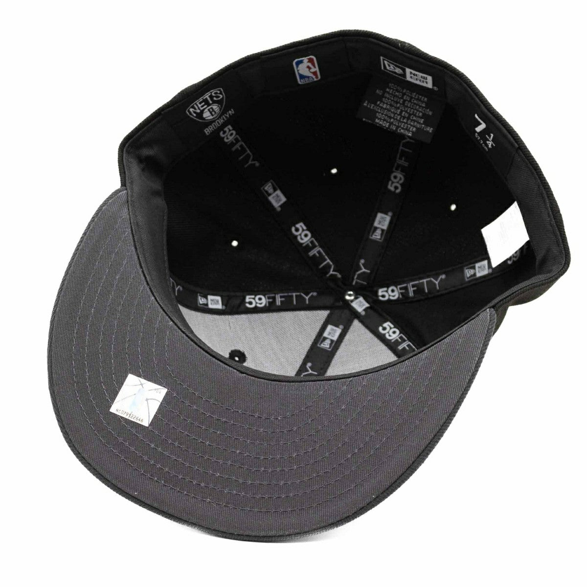 Brooklyn Nets Basic 2-Tone New Era 59FIFTY Fitted NBA Cap Taass US