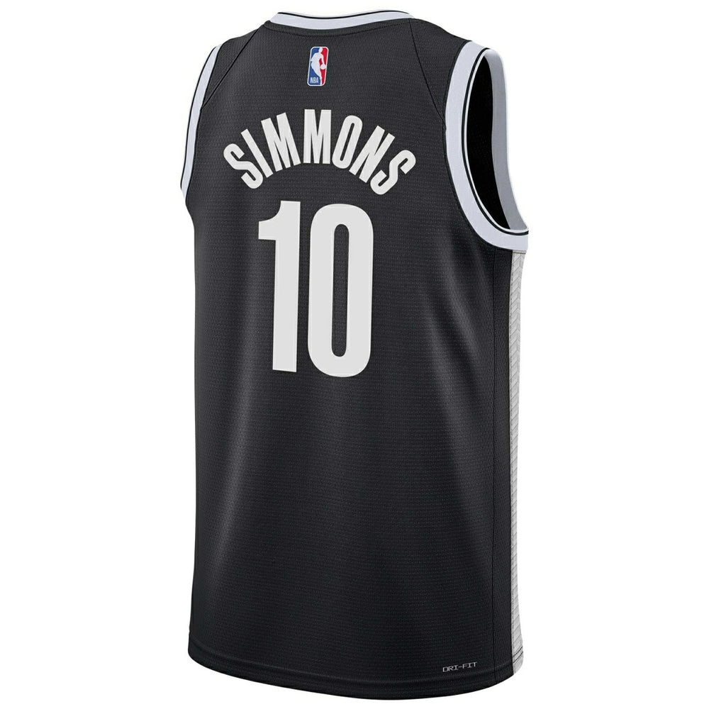 Ben Simmons #10 Brooklyn Nets Nike Icon Swingman NBA Jersey (YOUTH) Taass for sale