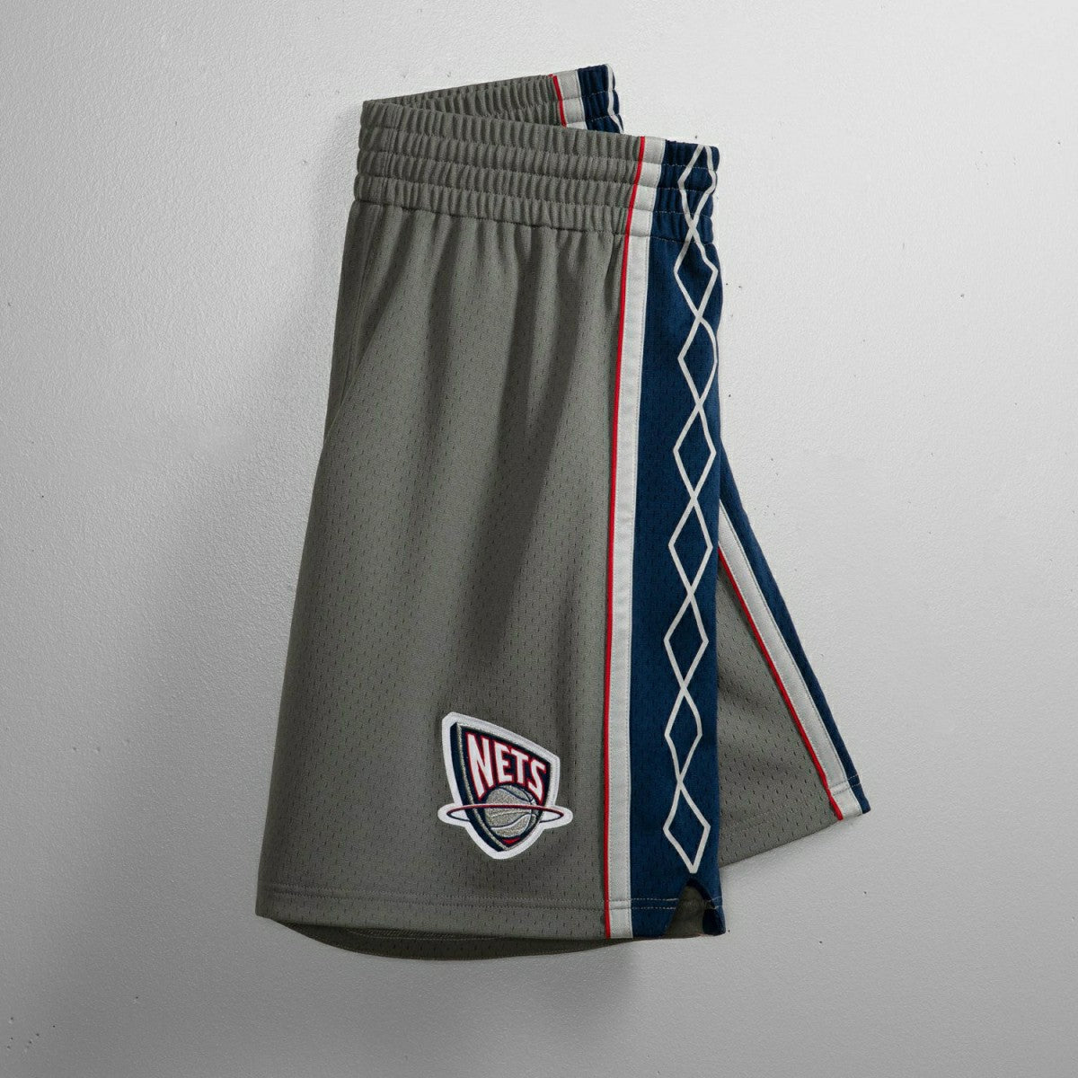 New Jersey Nets 2004-05 Mitchell & Ness Authentic NBA Shorts Alternate Gray Taass for sale