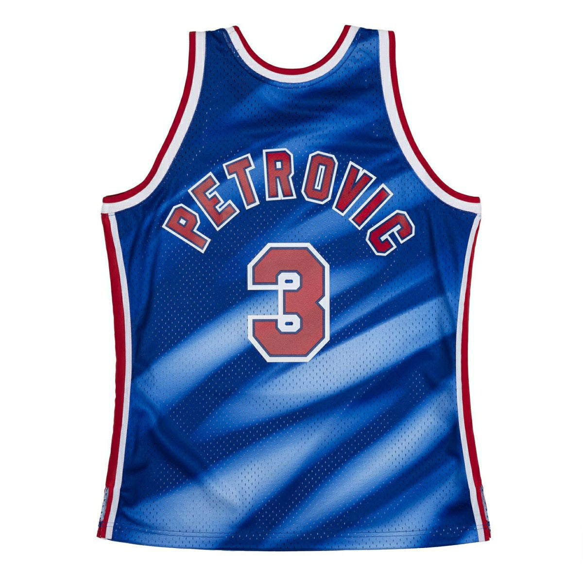 Dražen Petrović #3 New Jersey Nets 1990-91 Mitchell & Ness Swingman NBA Jersey Blue Lifestyle