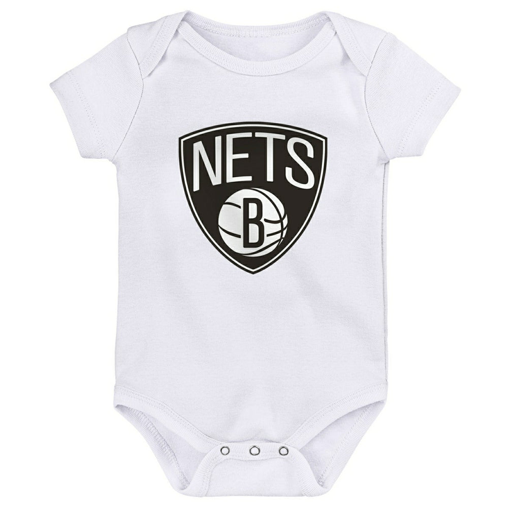 Brooklyn Nets Born to Win NBA Infant Bodysuit Set (3-Piece) Fashion