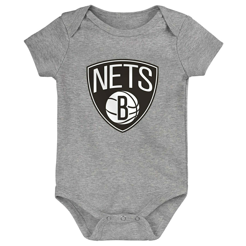 Brooklyn Nets Born to Win NBA Infant Bodysuit Set (3-Piece) Fashion