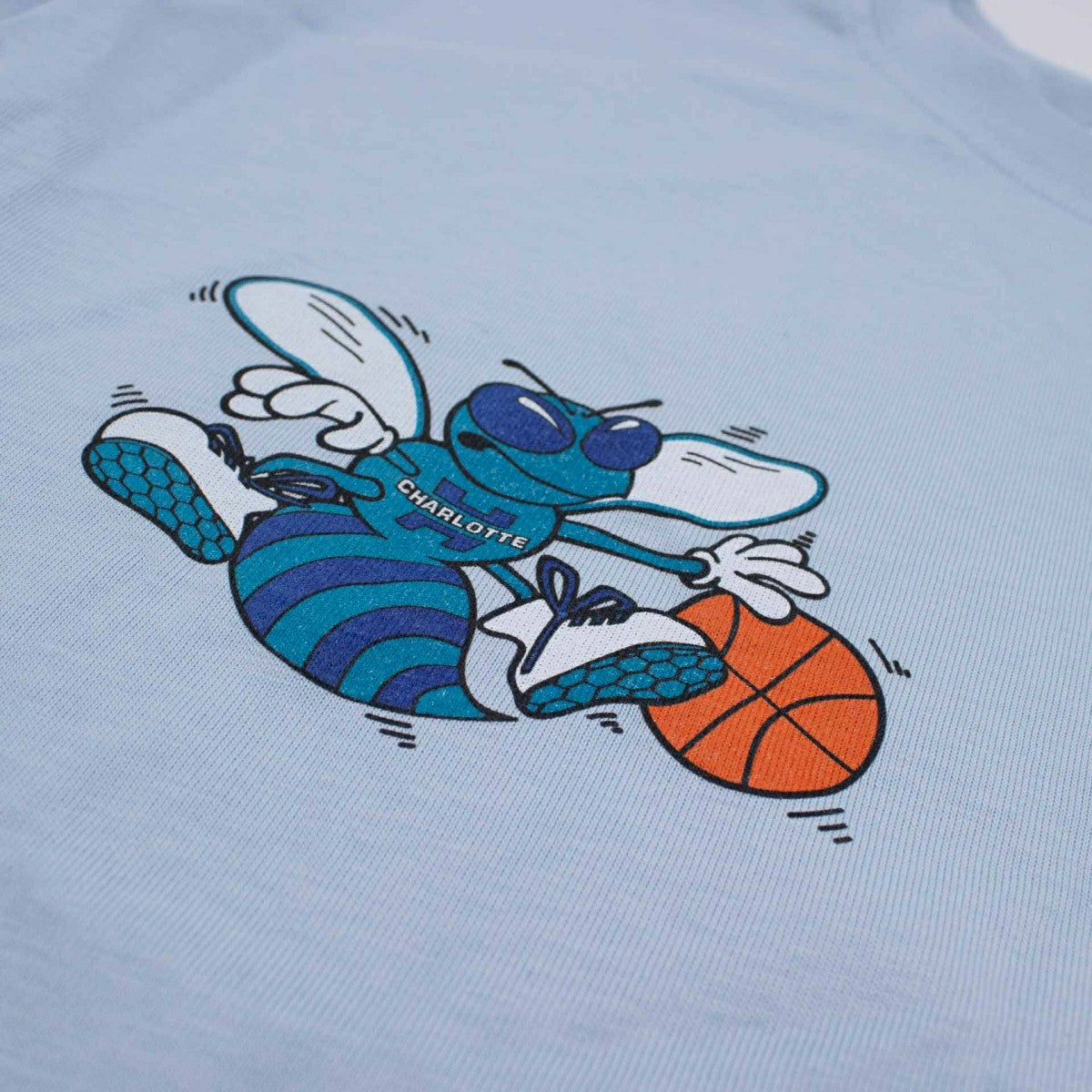 Charlotte Hornets Full Court Pressed NBA T-Shirt Blue Fashion