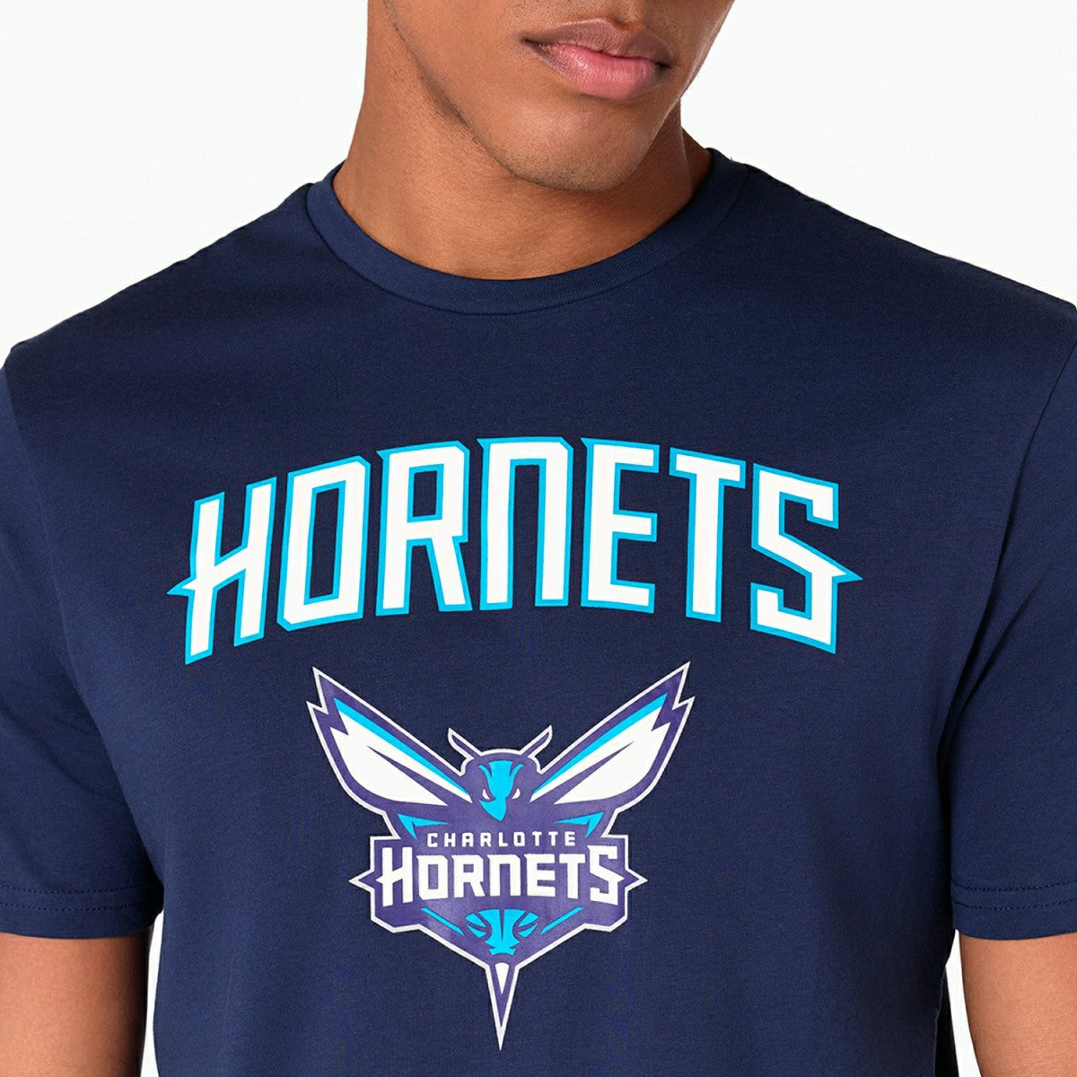 Charlotte Hornets Team Logo New Era NBA T-Shirt Taass US