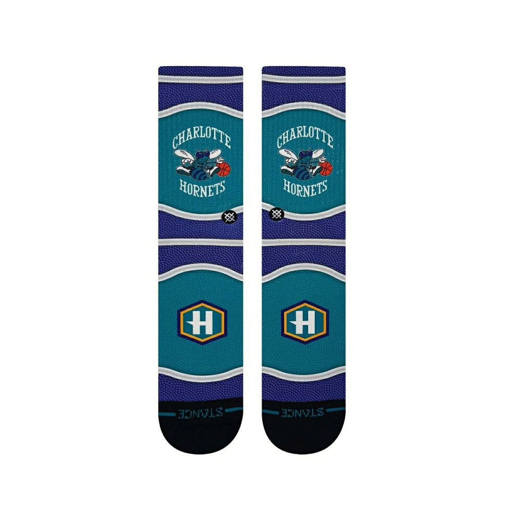 Charlotte Hornets Classic Mini Ball Stance Crew Socks Taass for sale