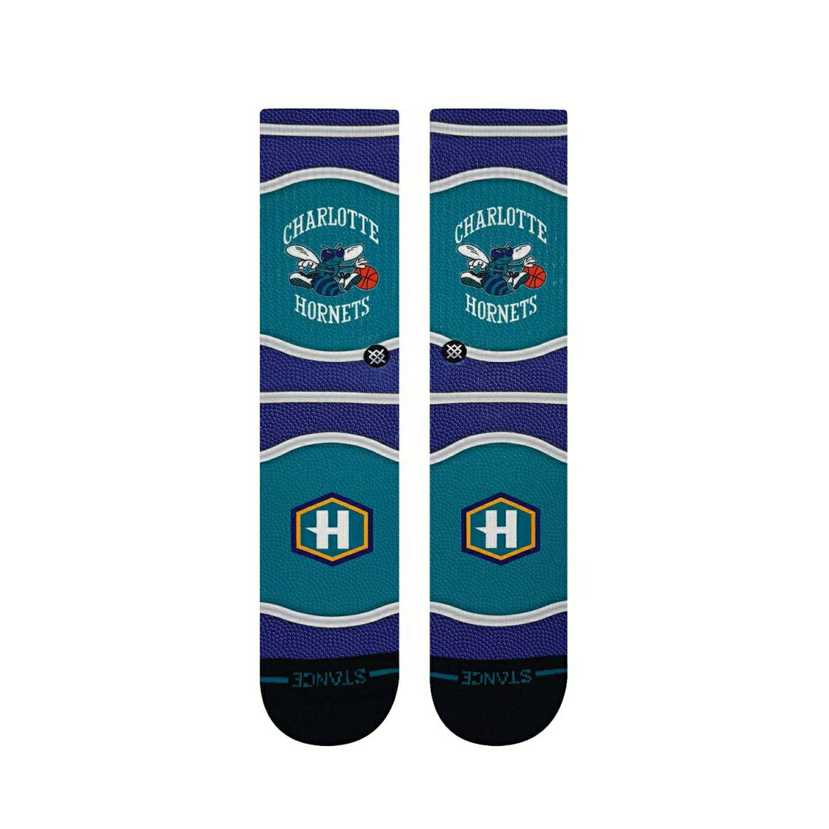 Charlotte Hornets Classic Mini Ball Stance Crew Socks Taass for sale