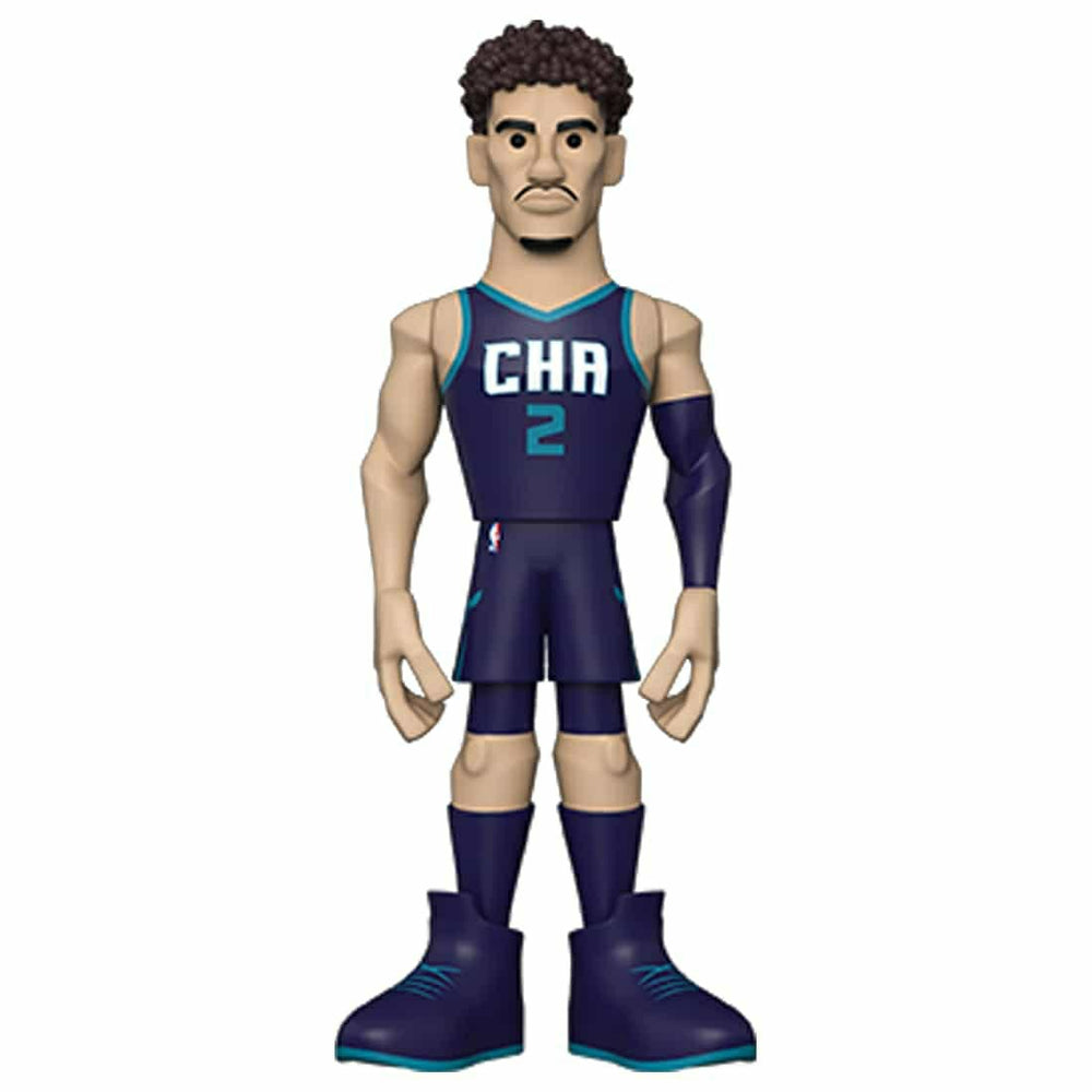 Funko Vinyl Gold 5" LaMelo Ball Charlotte Hornets CHASE Edition NBA Figure Lifestyle