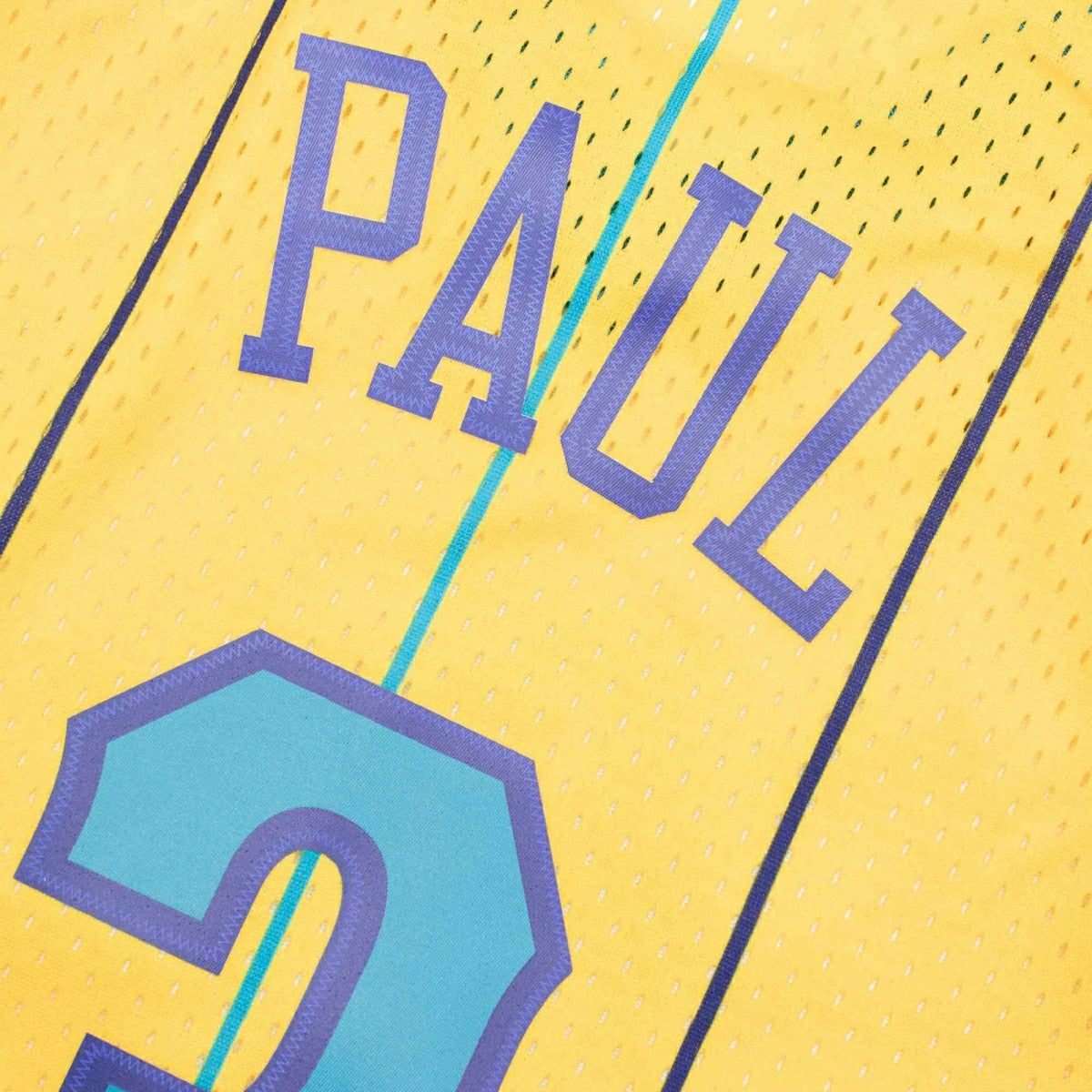 Chris Paul #3 New Orleans Hornets 2010-11 Mitchell & Ness Swingman NBA Jersey Yellow Taass for sale