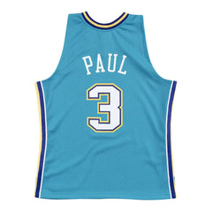 Chris Paul #3 New Orleans Hornets 2005-06 Mitchell & Ness Swingman NBA Jersey Teal Taass US