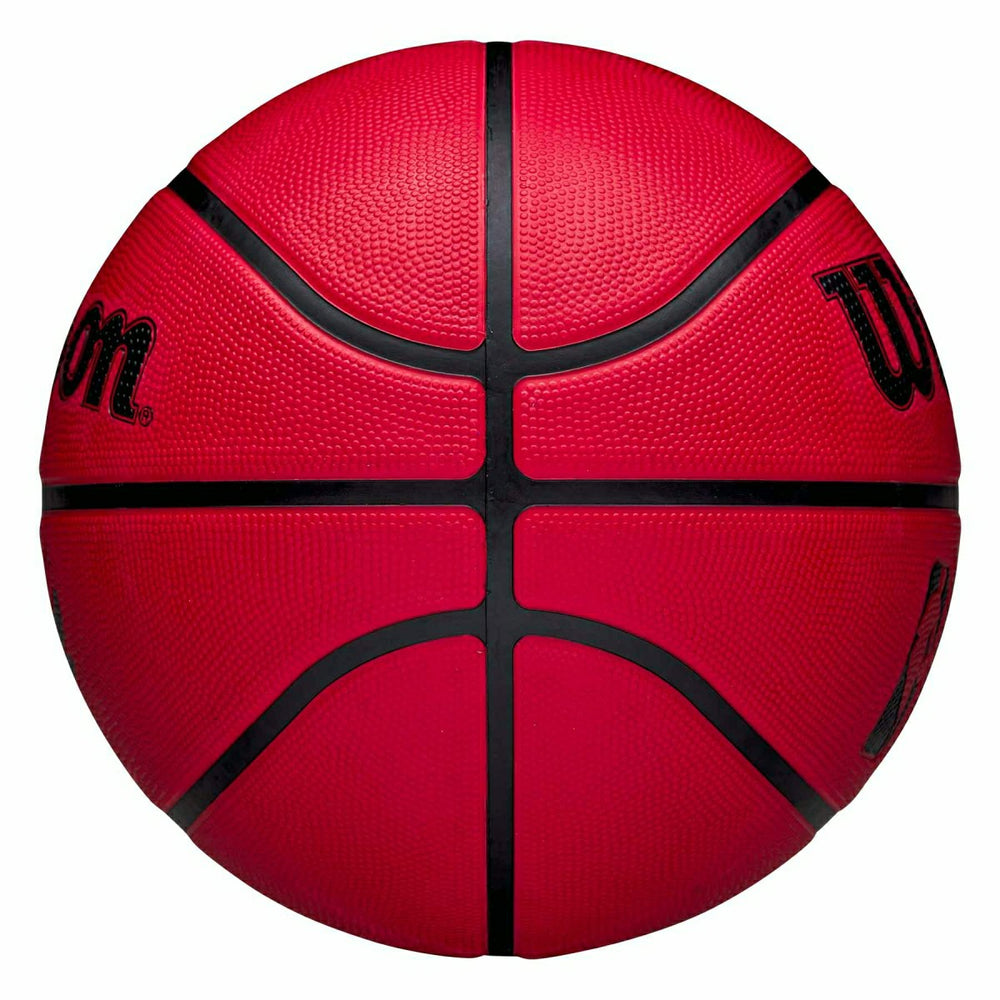 Chicago Bulls Solid Wilson NBA Basketball Red (Size 5) Lifestyle